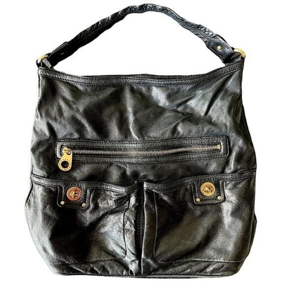 Marc By Marc Jacobs Handbags - MARC BY MARC JACOBS Black Totally Turnlock Faridah Hobo Shoulder Bag